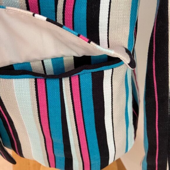 Vintage Style Jones NewYork Striped Blazer 8 Bold Statement Jacket Gallery Event - Picture 9 of 14